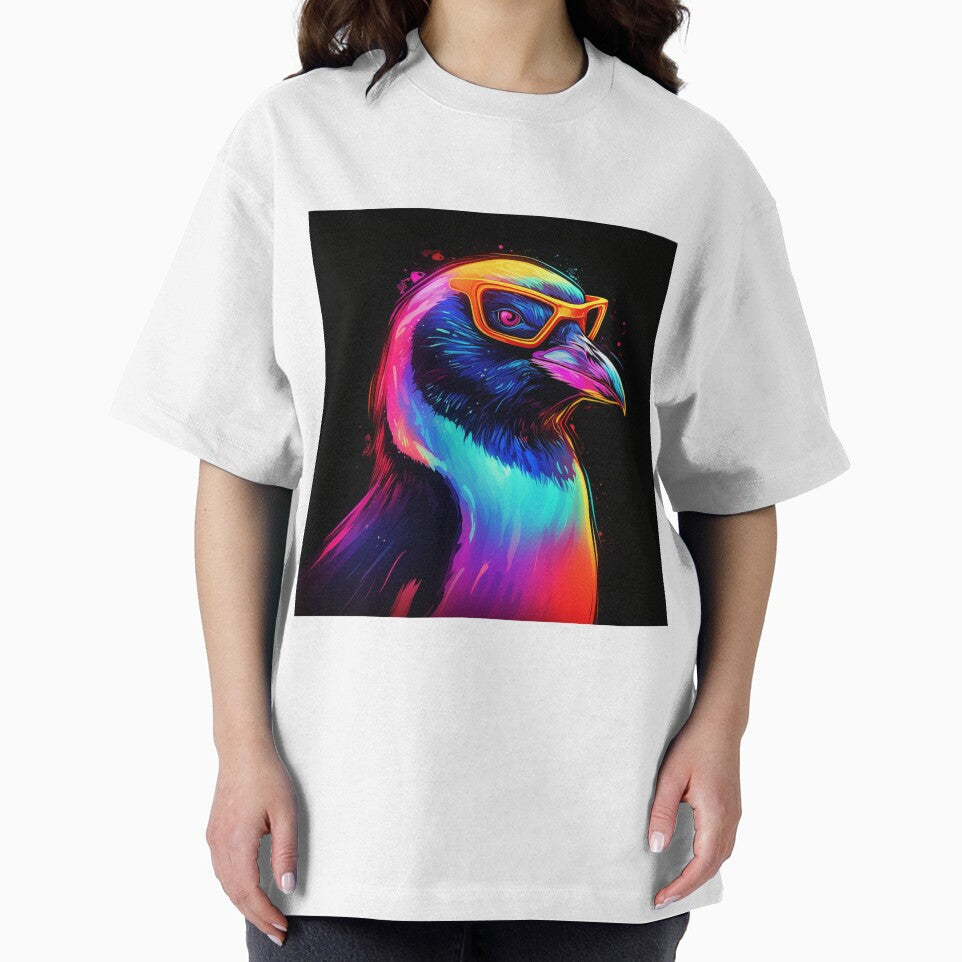Penguin Neon Pop Art 4 by AstroRisq