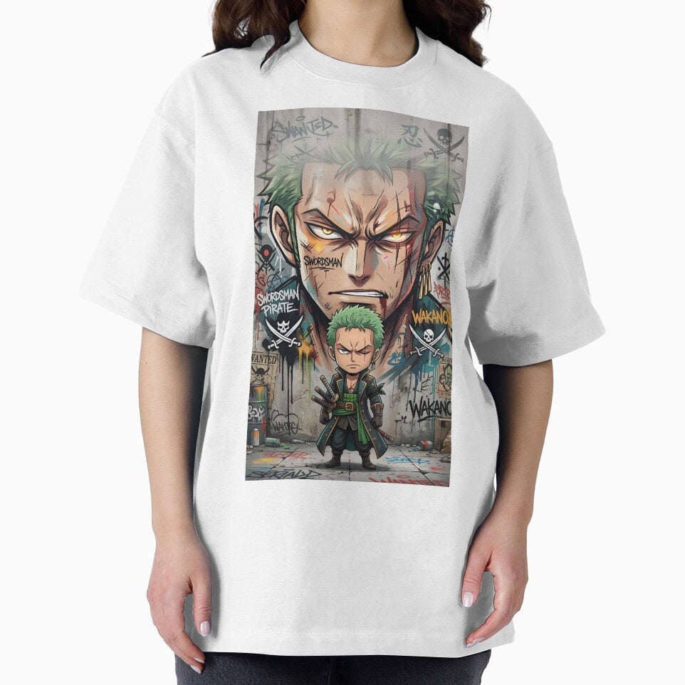 Anime Swordsman Warrior – Street Graffiti Style Samurai Pirate Aesthetic by Dyan4