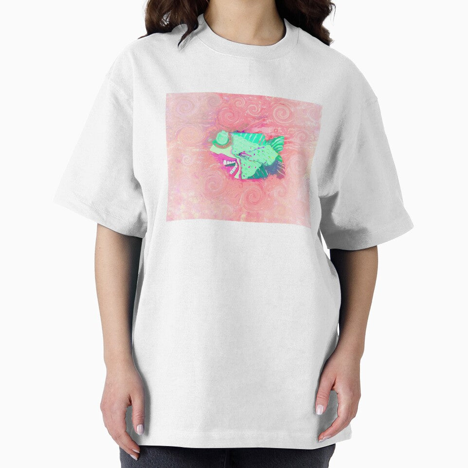 Boho Fish Hippie Vibes Coastal Bohemian Style Home Décor or Art 2 of 2 by Beachy