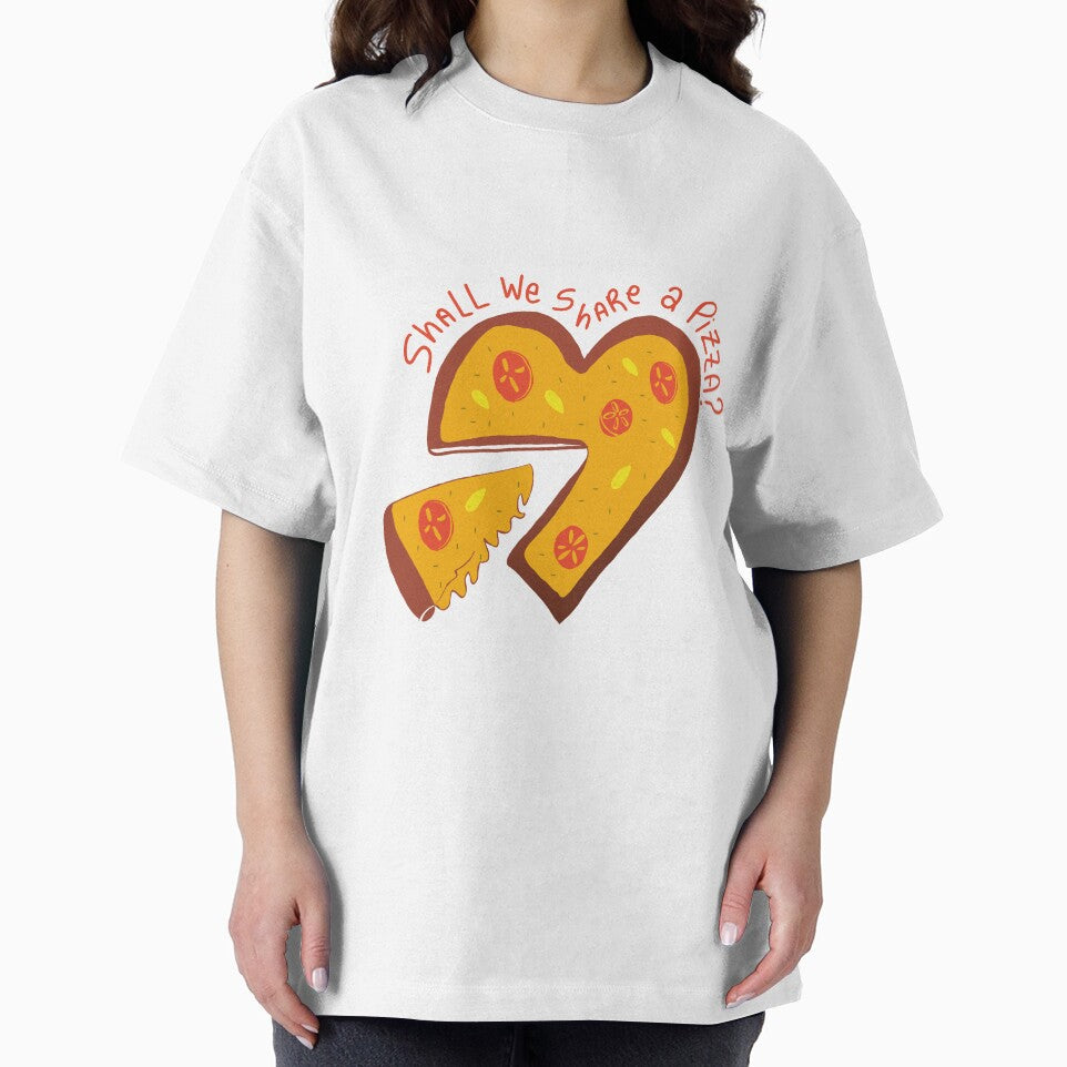 Shall We Share a Pizza? – Napolitane Pizza Love Illustration by chicadelosrulos