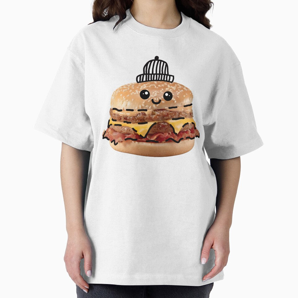 Happy Burger Character by funwithstickers