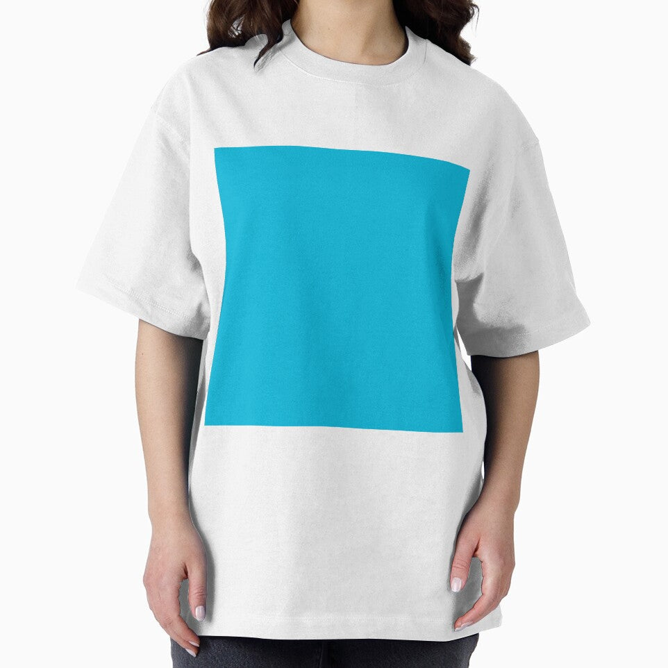 Plain Solid Color Cyan Blue 2 by mimihuang creations