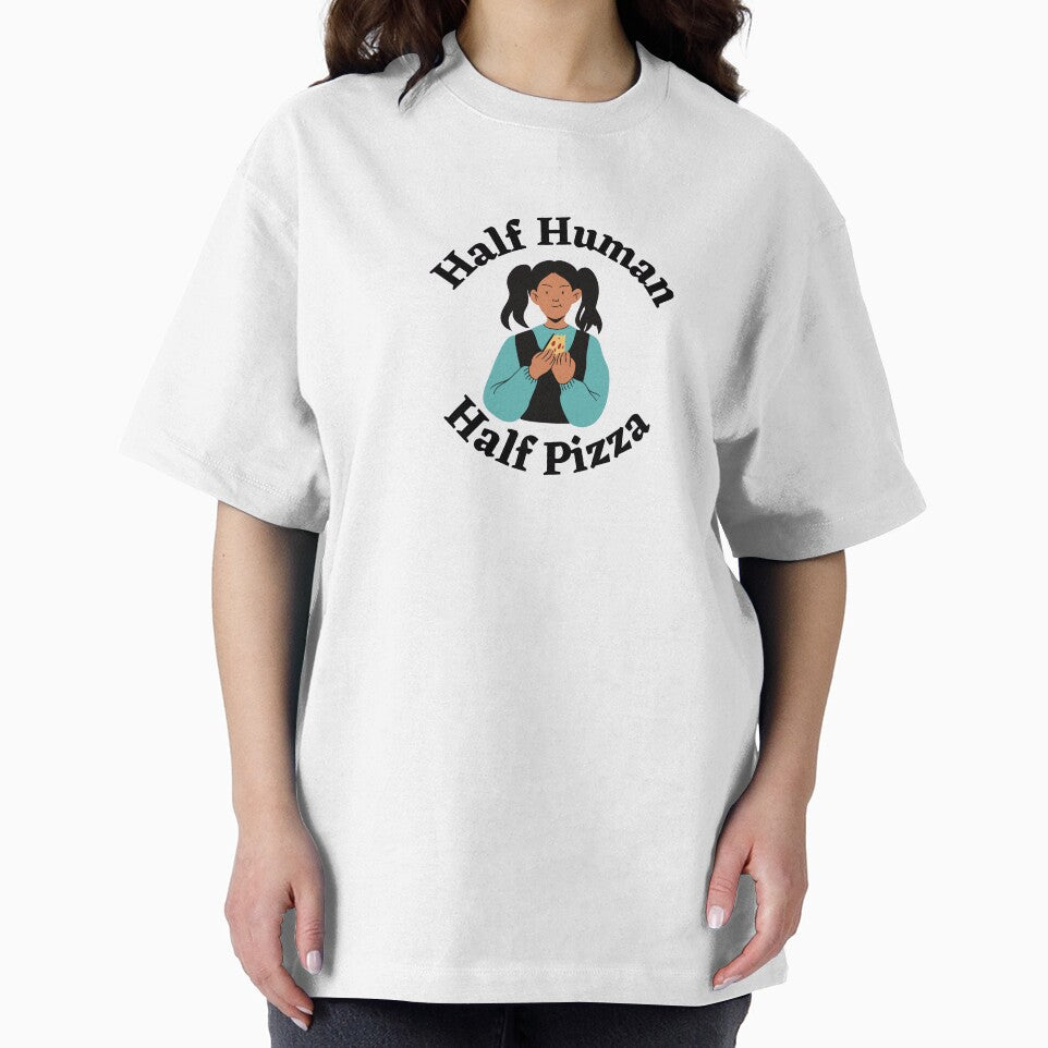 Half Human Half Pizza Girl by tiredandbored