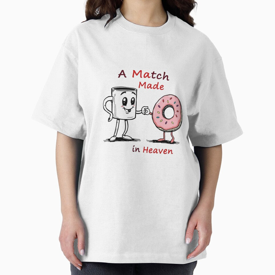 Coffee and Donut – The Perfect Combination Valentine Love Design by Sparkofart07