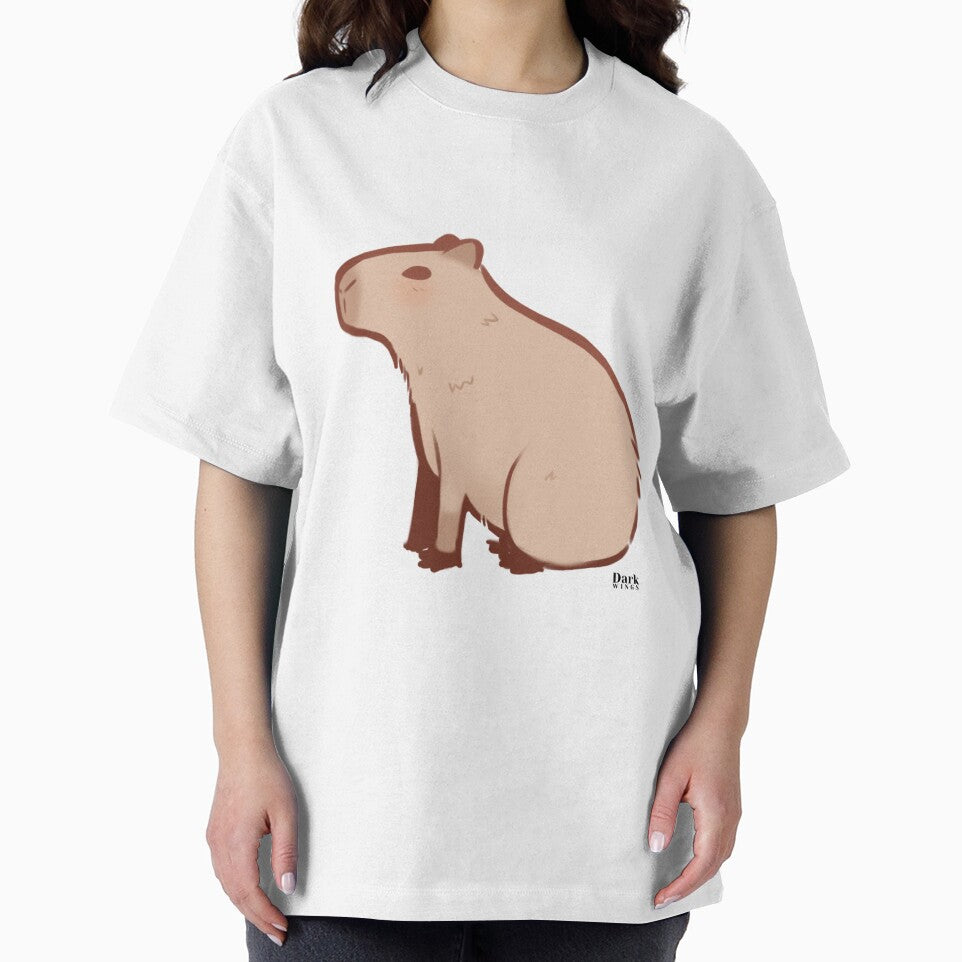 Pumpkin the Capybara Sitting Down by DarkWingsWild