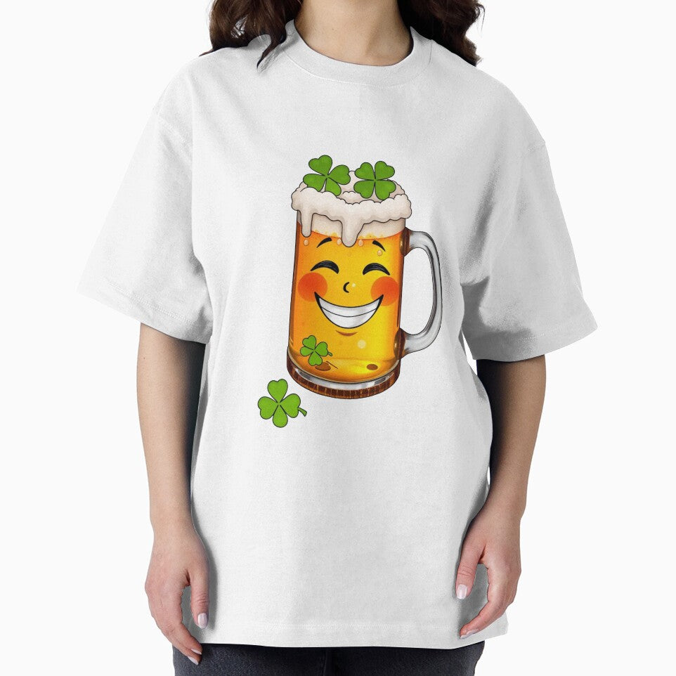 Smiling Lucky Beer Mug Illustration by PMTaurus