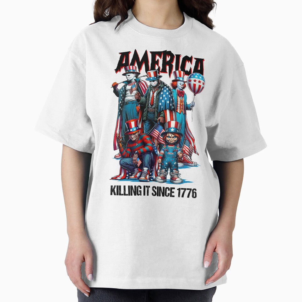 America Killing It Since 1776 Horror 4th of July by Artifyo