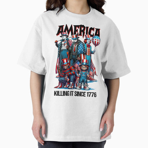 America Killing It Since 1776 Horror 4th of July by Artifyo