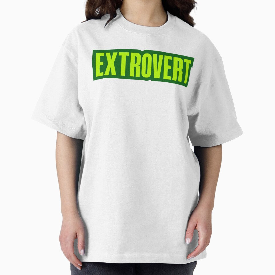 Extrovert, Green Outline by Memes N Lore