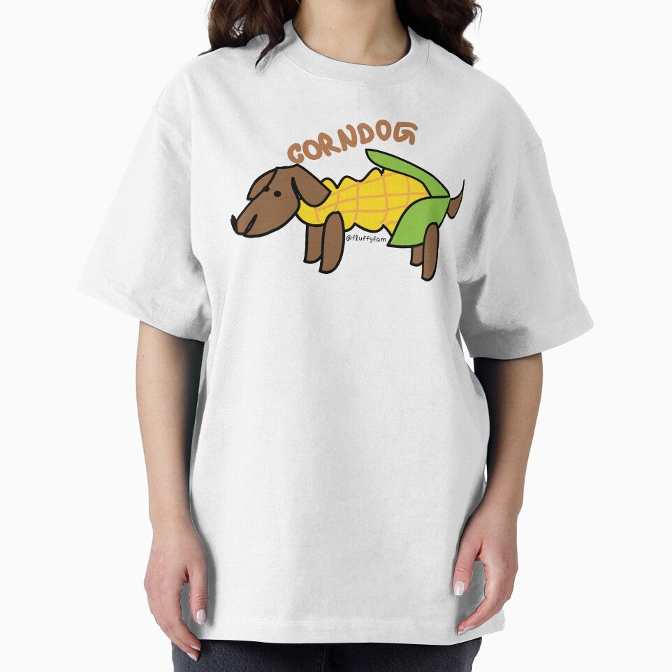 Corndog cute funny pun by fluffyfamcraft