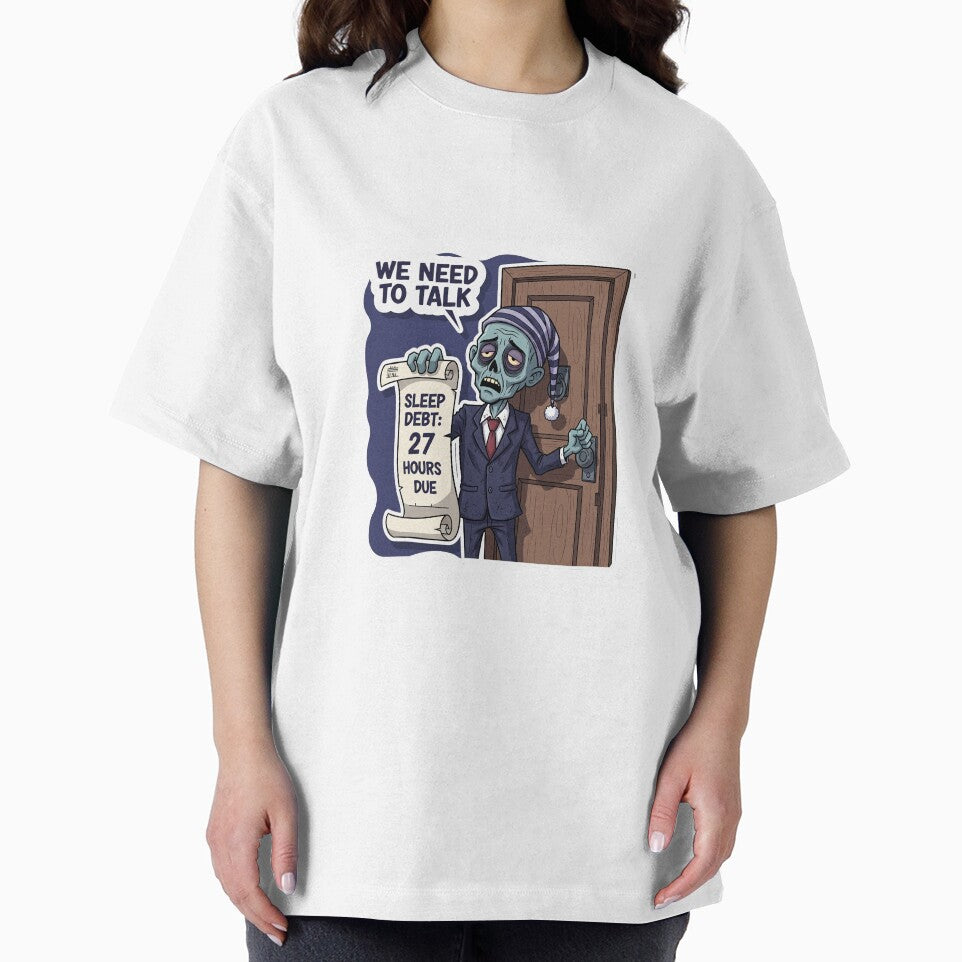 Sleep Debt Collector ??– Funny Insomnia & Burnout Sticker by XMARTFLOWSTORE