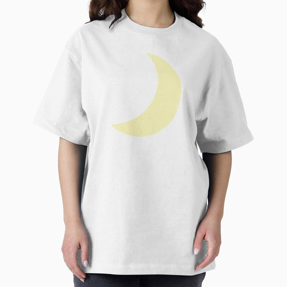 Simple Yellow Half Moon by Susssanne