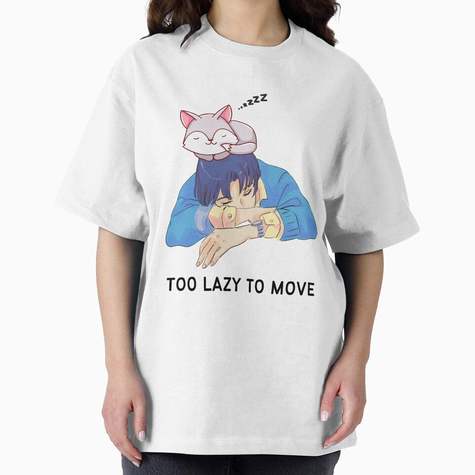 Too Lazy To Move - Cute cat sleepin on a boy by bsrishika