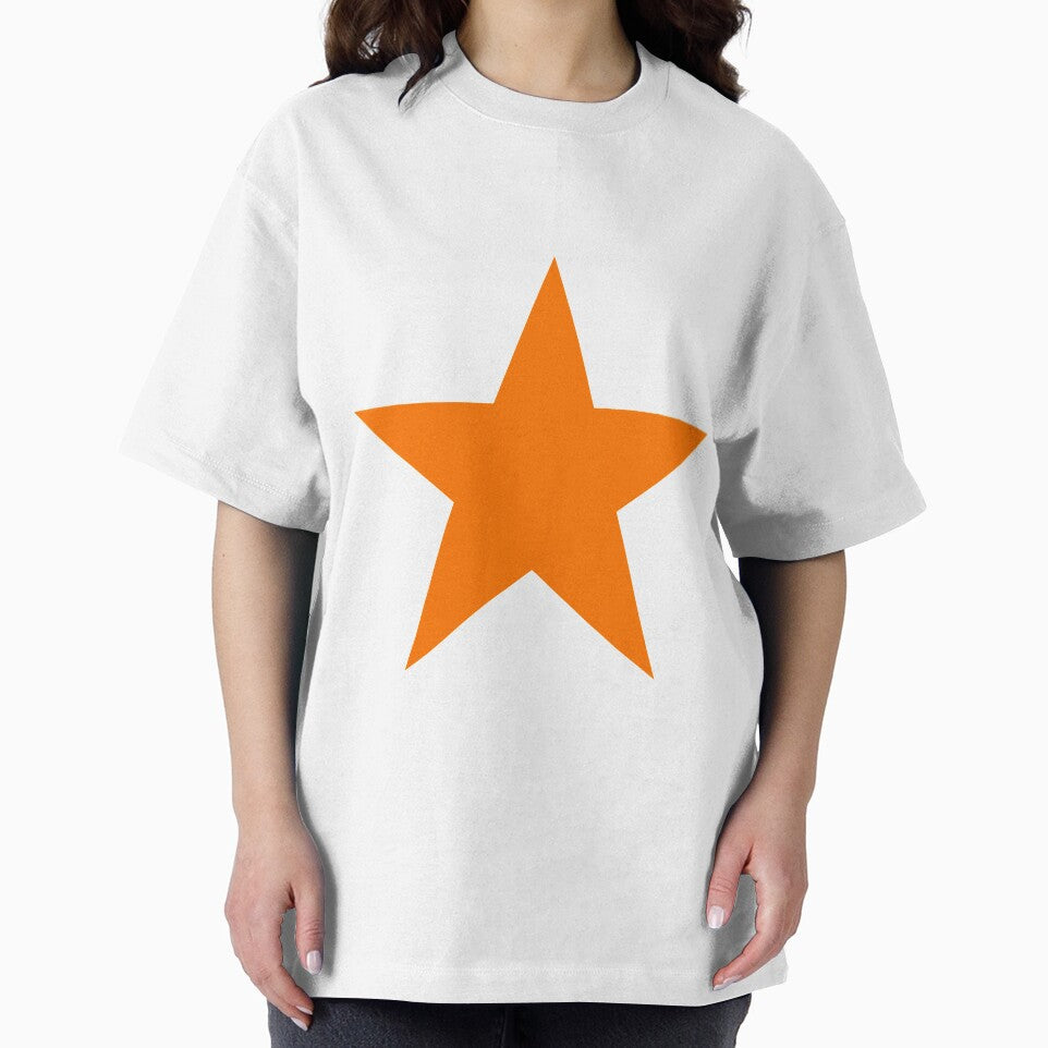 Orange 5-pointed Star Symbol by Andrew Browne