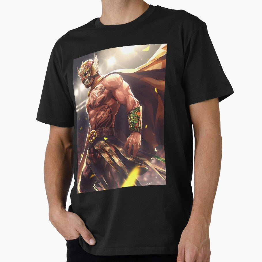 Anime Fighting Champion in ring by TheArtistOf2022
