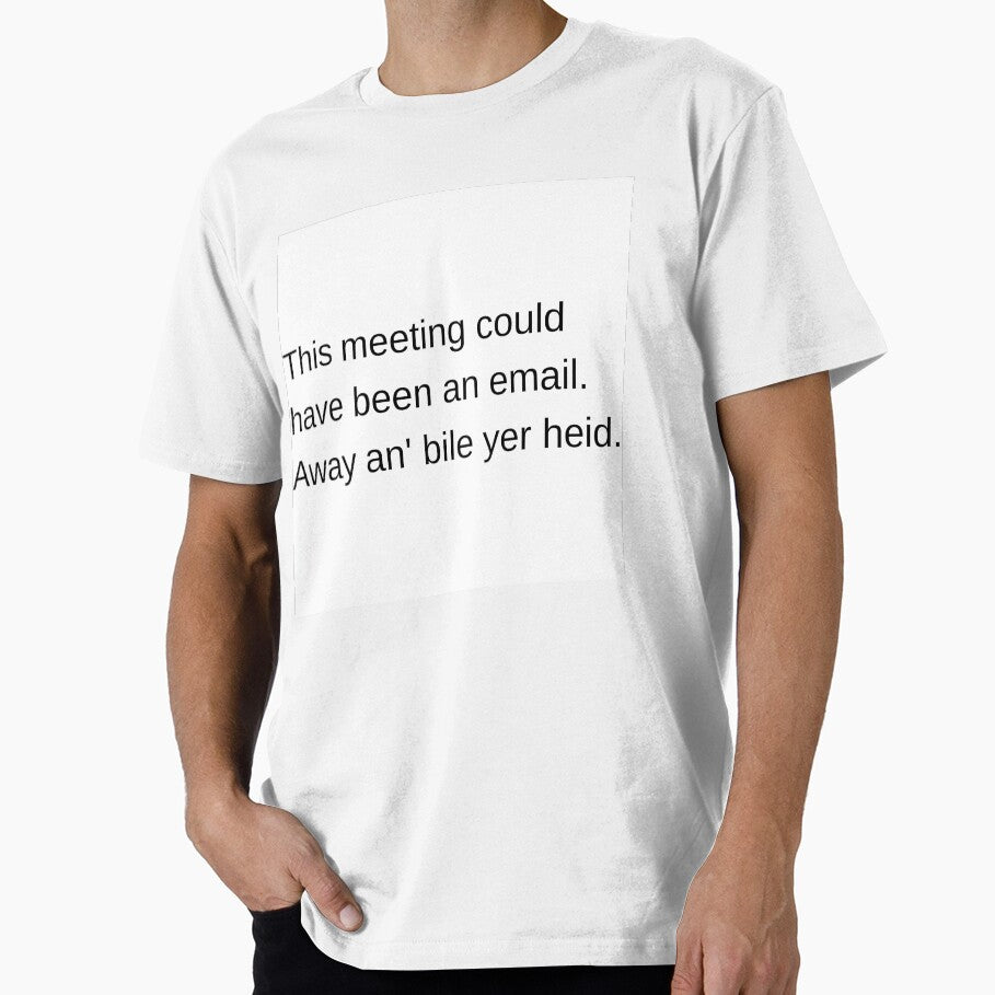 Funny Scottish Office Mug - Away An Bile Yer Heid Meeting Joke by SLS-Creations