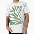 Palm leaf pastel green by Paperlandscape