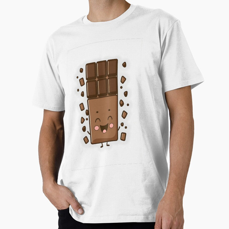 kawaii chocolate bar smiling by R.L cases and stickers