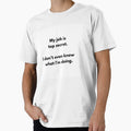 Funny Top Secret Job Mug - WFH Office Humour Slogan by SLS-Creations