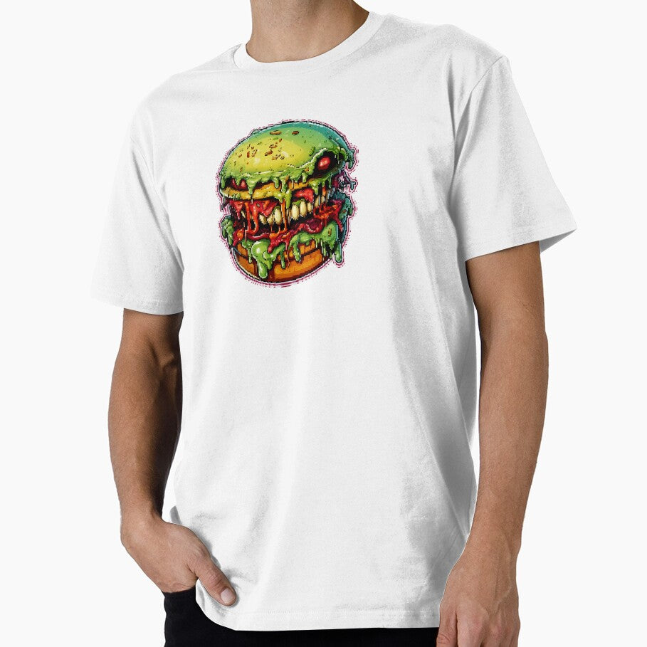 Pixel Art Sticker - Burger Monster by ache-opacity