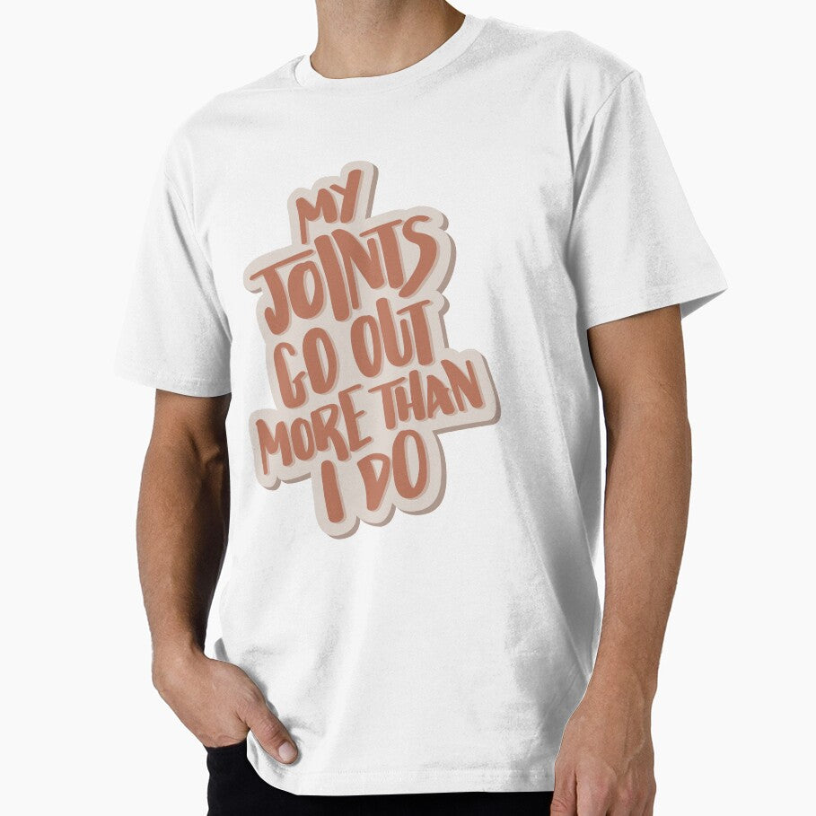 My Joints Go Out More Than I Do Hand Lettered Quote by BexGrimwood
