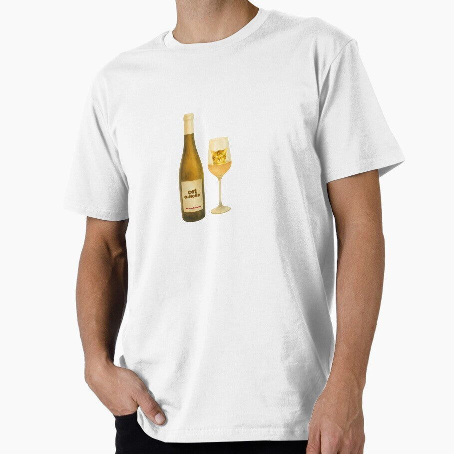 Cat-o-holic — Funny Cat Wine Design | Cat Lover Gift | Wine Lover Gift by Melo&Mia