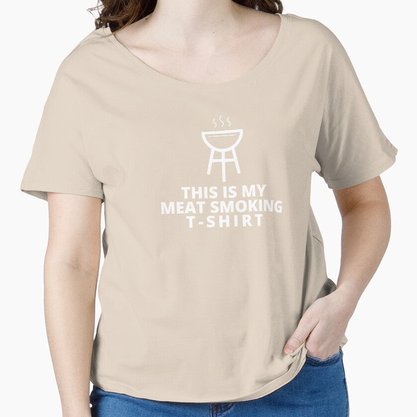 Funny This is My Meat Smoking T Shirt by Paper Hearteu