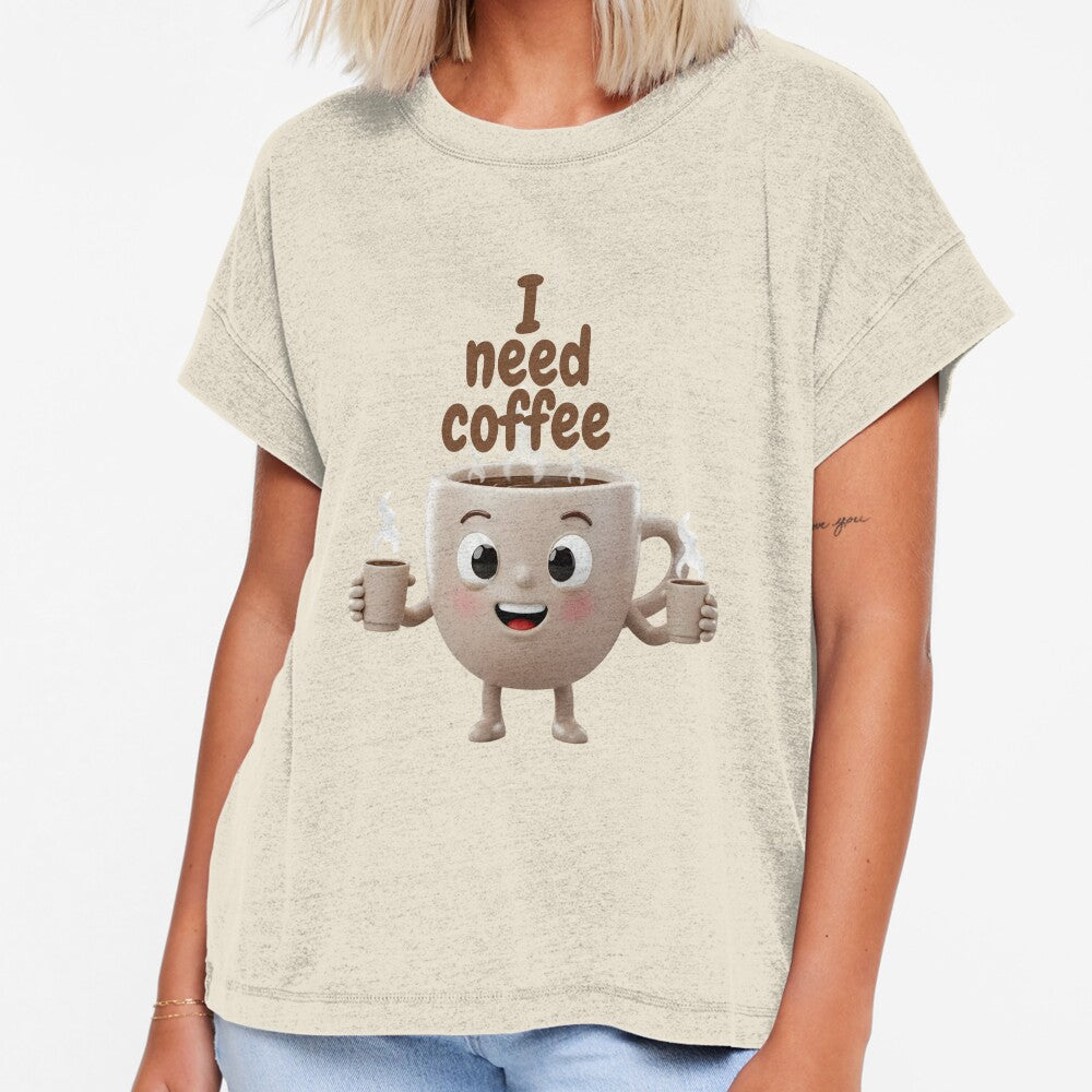 Cute Coffee Cup Character Holding Mini Coffee Cups – Funny Coffee Lover Design by Unlimited-Style