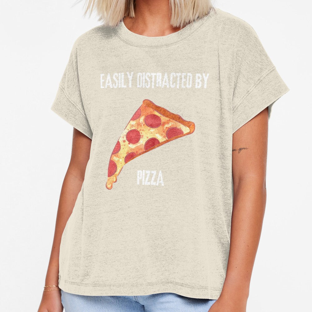 Easily Distracted By Pizza by DesignByJMc