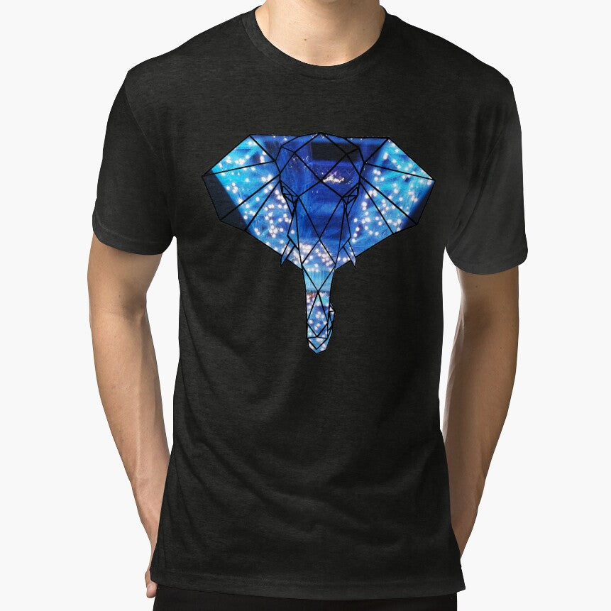 Elephant Line Geometry (Paris Eiffel) by KineticZen
