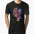 Geometrics: Skull Profile (80's Pastel Spectrum) Geometry by KineticZen