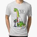 Funny Dinosaur Office Gift — Brachiosaurus Still Taller Than Your Excuses Coworker by Print Loft