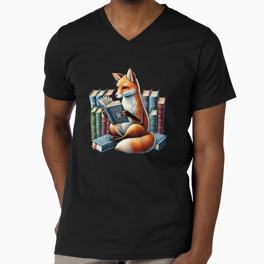 Fox Reading Book Reader Bookworm Fox Lover by Kimberley King Art  King Art