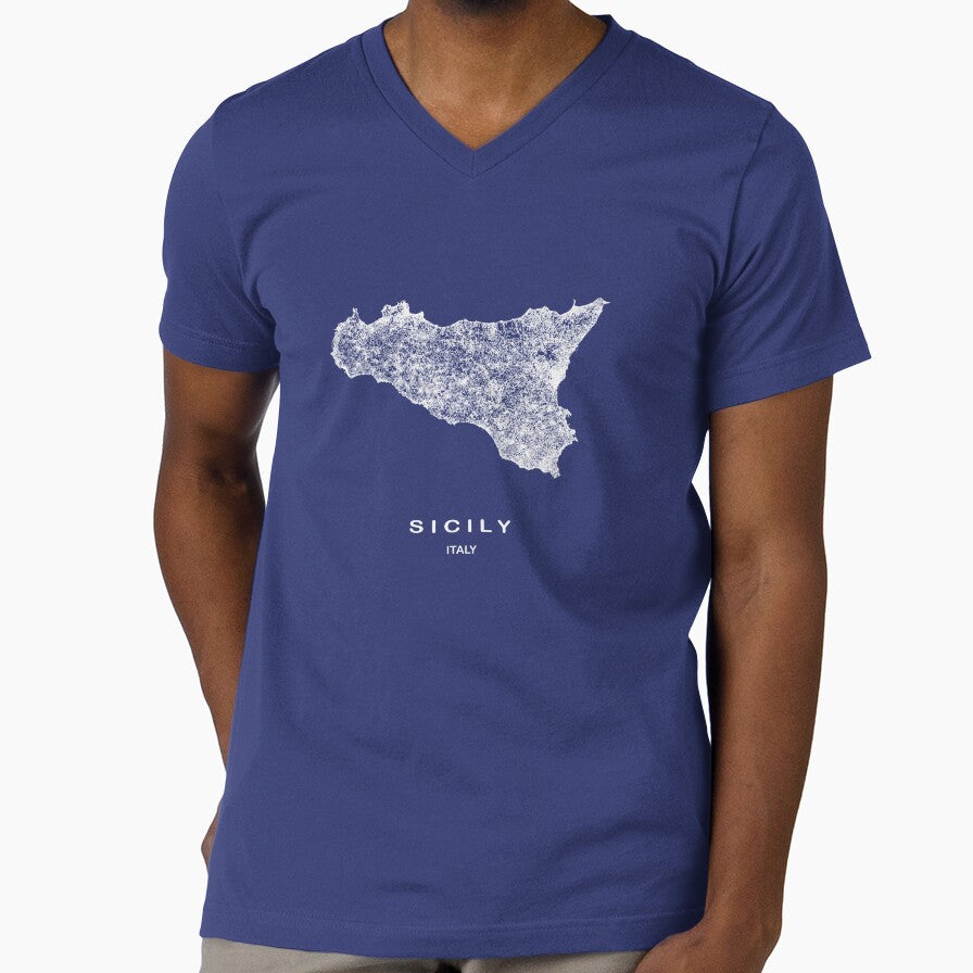 Sicily city map, Sicily map art, Italy map, Italy province by MondoArtShop