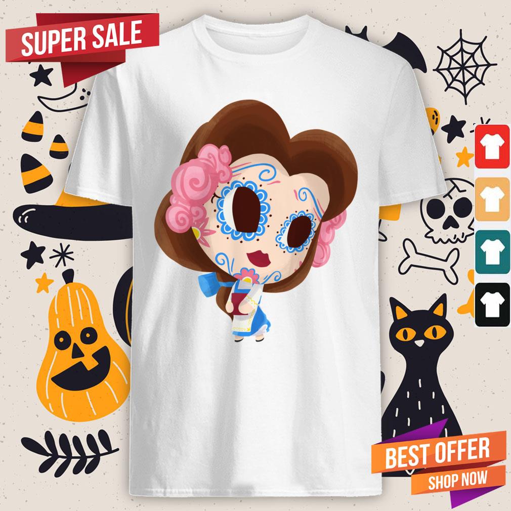 Sugar Skull Bookish Muertos Day Of The Dead Shirt