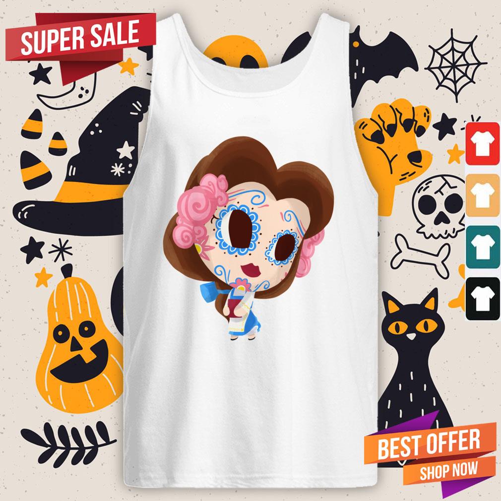 Sugar Skull Bookish Muertos Day Of The Dead Shirt