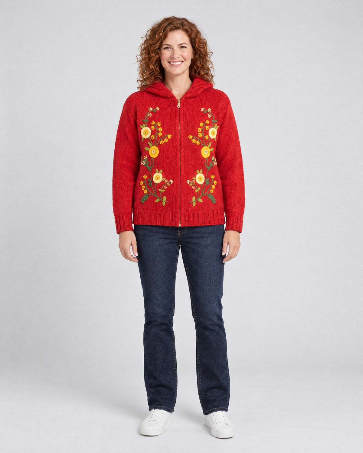 Sunflowers of Fall- Medium Christmas Sweater