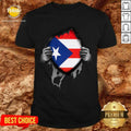 Super Puerto Rican Heritage Puerto Rico Roots USA Flag Shirt