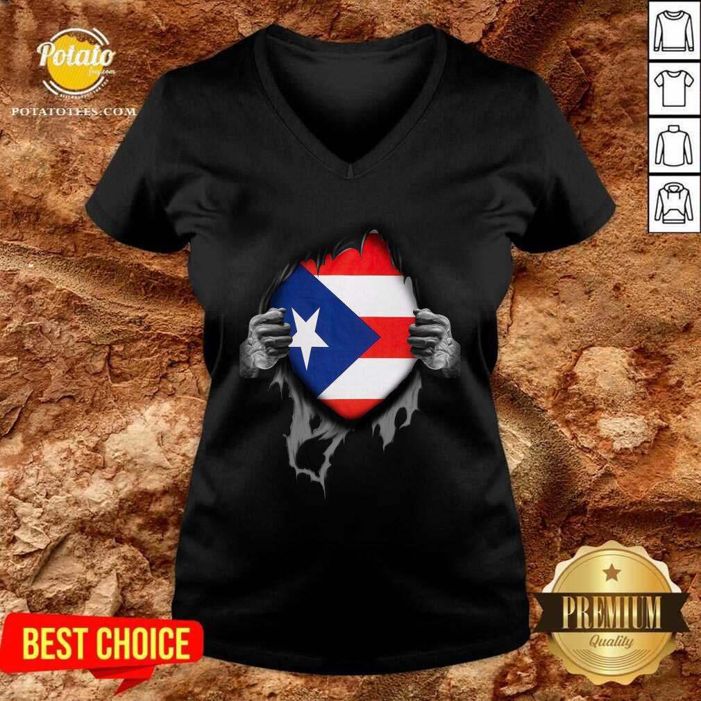 Super Puerto Rican Heritage Puerto Rico Roots USA Flag Shirt