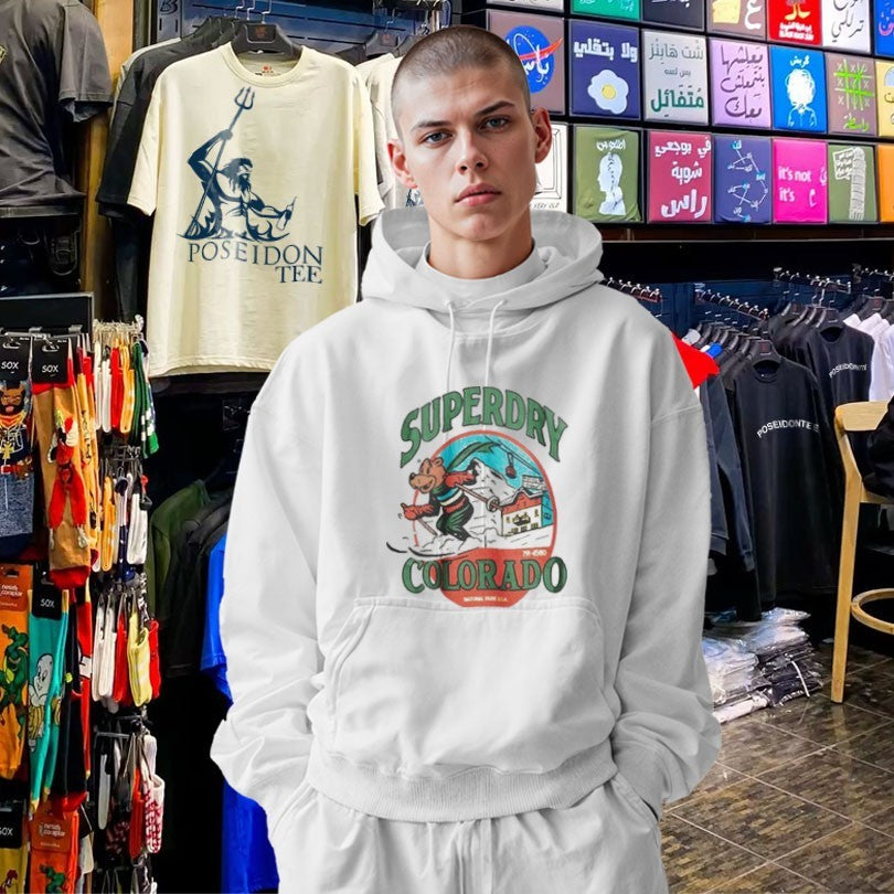 Superdry Colorado Travel Postcard T-shirt