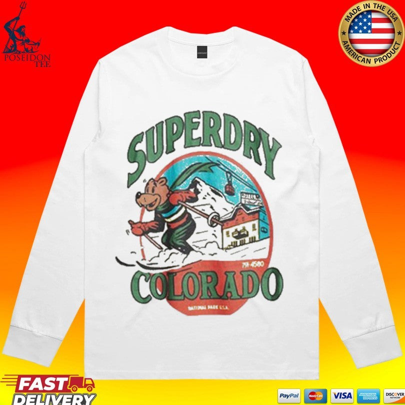 Superdry Colorado Travel Postcard T-shirt