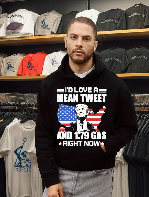 Sylvester Stallone Trump I’d Love A Mean Tweet And 1.79 Gas Right Now T-shirt