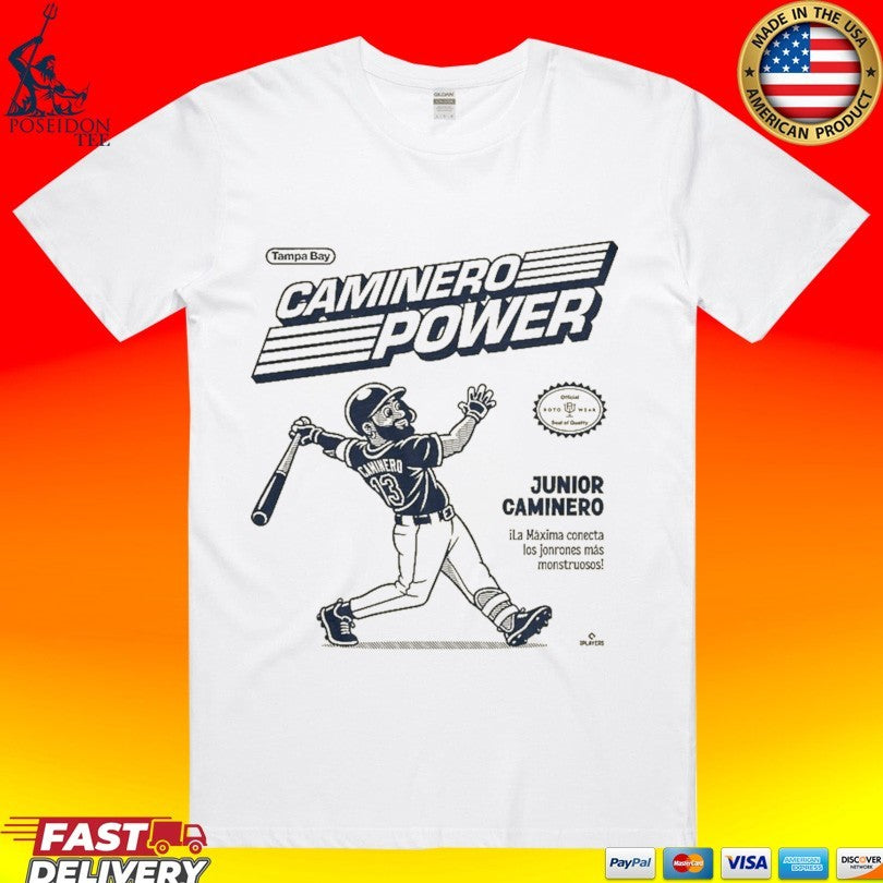 Tampa Bay Caminero Power Junior Caminero T-shirt