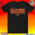 Texas Football Arch Manning 16 Stripe Football T-shirt