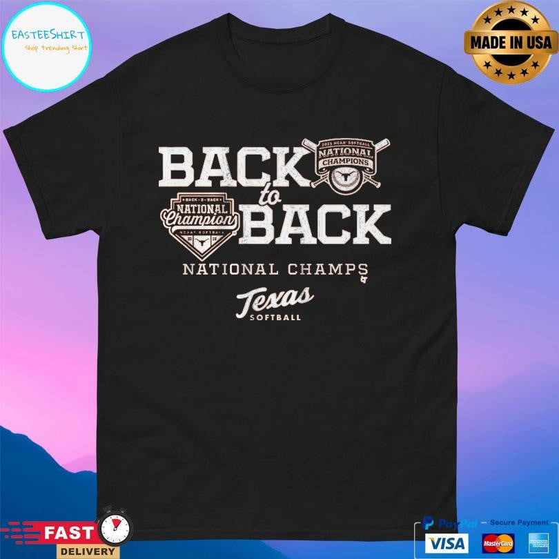 Texas Softball Back To Back National Champions Shirt