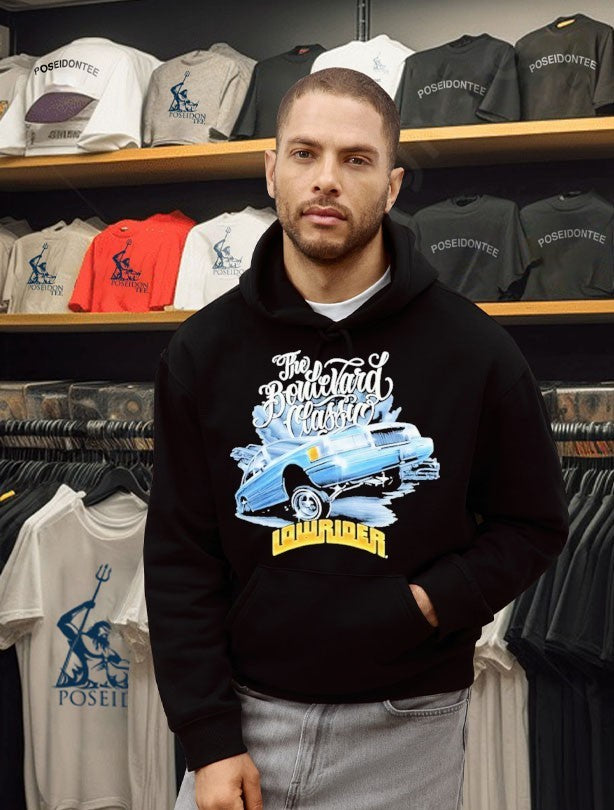 The Boulevard Classic Lowrider 1980s Chevy Caprice Impala Car Culture T-shirt