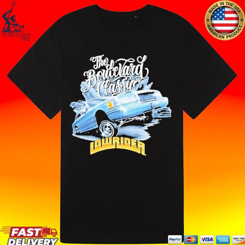 The Boulevard Classic Lowrider 1980s Chevy Caprice Impala Car Culture T-shirt