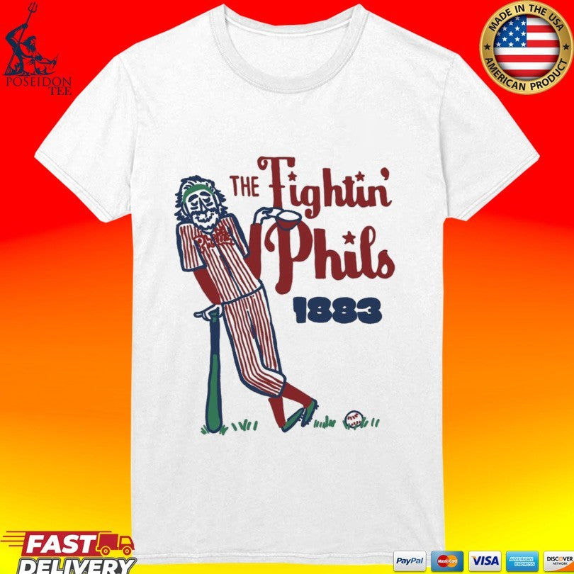 The Fightin’ Phils 1883 Retro Baseball Philadelphia Phillies T-shirt