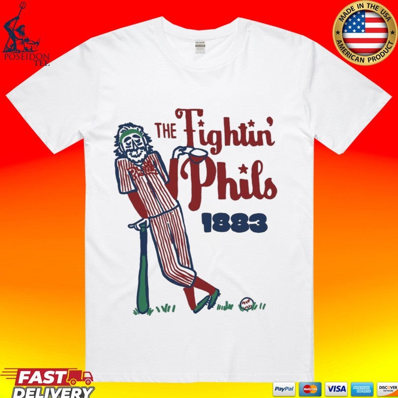 The Fightin’ Phils 1883 Retro Baseball Philadelphia Phillies T-shirt