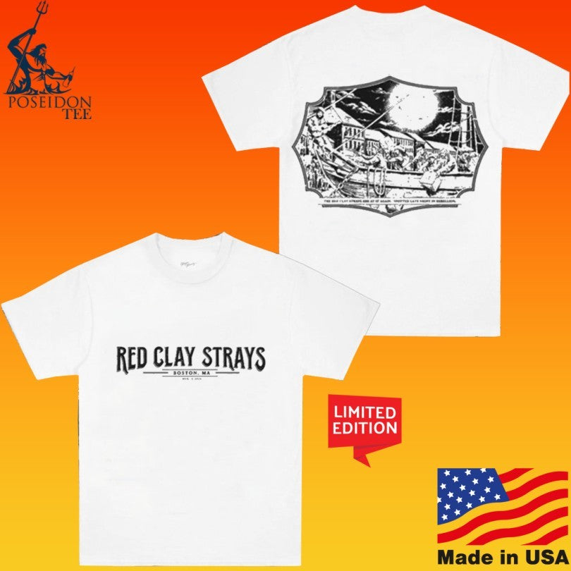 The Red Clay Strays Td Garden 08.01.2026 Boston T-shirt